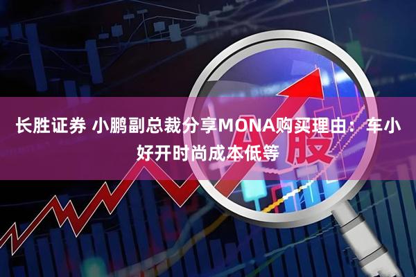 长胜证券 小鹏副总裁分享MONA购买理由：车小好开时尚成本低等